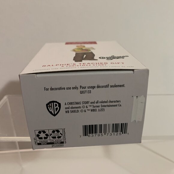 Hallmark Keepsake Ornament 2022 A Christmas Story Ralphie's Teachers Gift Basket - Picture 6 of 8